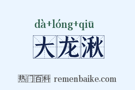 大龙湫是什么意思的图片